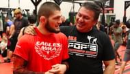 Khabib Nurmagomedov trains under coach Javier Mendez at the American Kickboxing Academy